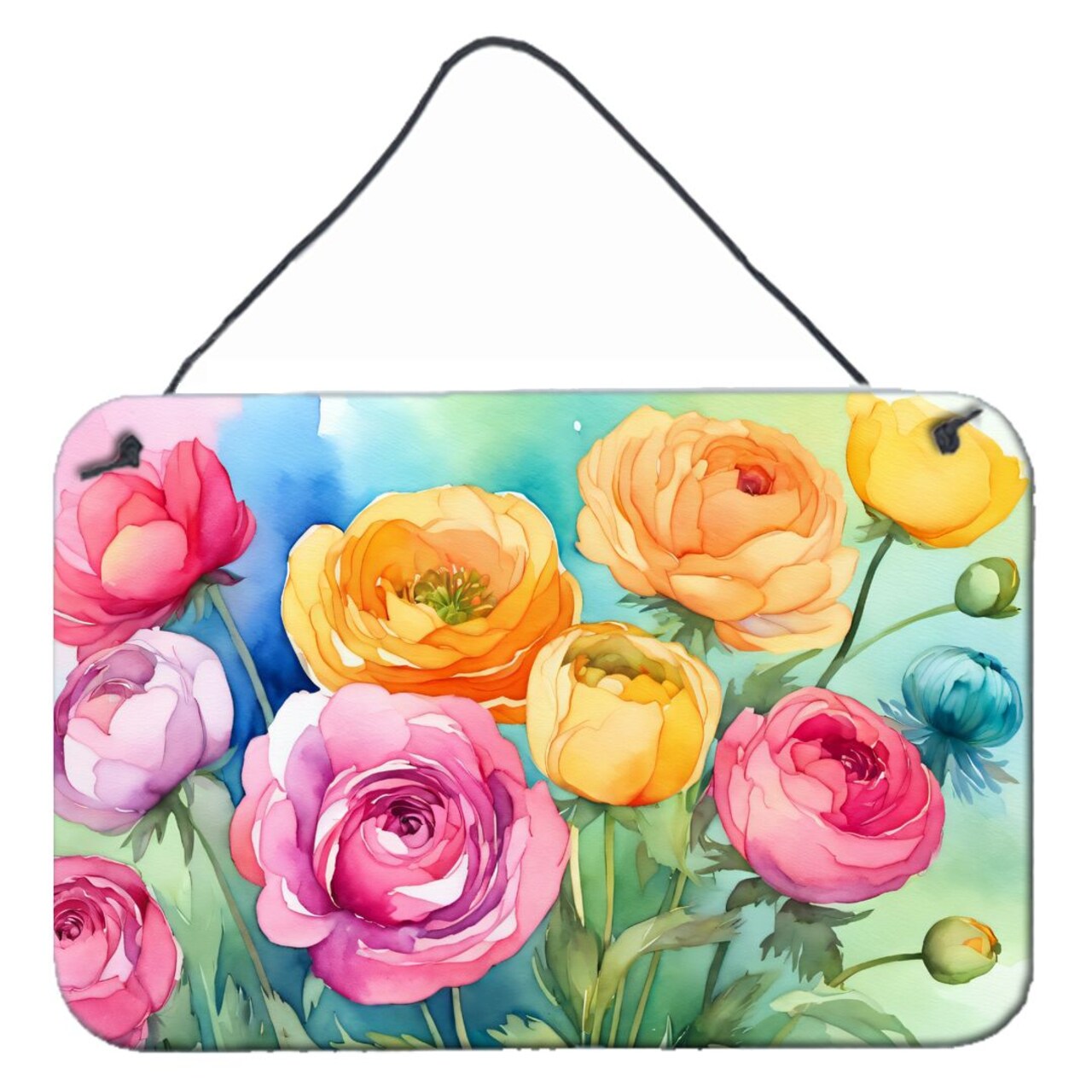 Edge Collections - 8" X 12" - Multicolor - Vibrant wall Plaque - 1 Piece